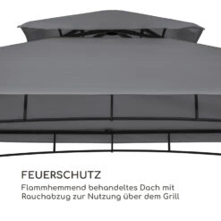Steakhouse Wings Pavillon 244x260x152cm 160 G/m² PE Flammhemmend Stahl -Wrights Gartenladen 10034765 de 0004 logo