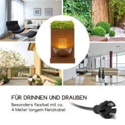 Windflower Gartenbrunnen Pflanzschale 11 W Indoor & Outdoor Verzinkt -Wrights Gartenladen 10034778 de 0004 logo