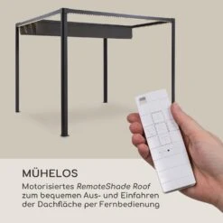 Pantheon RemoteShade Ambient Pavillon Motor-Dach 3x3m LED-Licht PE -Wrights Gartenladen 10034782 de 0003 logo