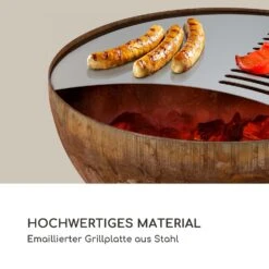 Savage Feuerschale Mit Grill  Ø: 60,5 Cm Stahl Inkl. Wetterschutz Rost -Wrights Gartenladen 10034800 de 0003 logo