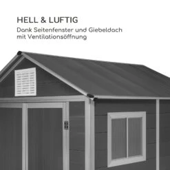 Schatzkammer Gartenschuppen UV-Schutz PVC Schloss Seitenfenster Grau -Wrights Gartenladen 10034925 de 0004 logo