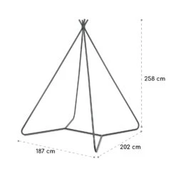 Ischia Rahmen 187 X 258 X 202 Cm (BxHxT) Stahl Grau 13 Ischia Rahmen 187 X 258 X 202 Cm (BxHxT) Stahl Grau -Wrights Gartenladen 10034958 yy 0007 logo blumfeldt Ischia Rahmen grau