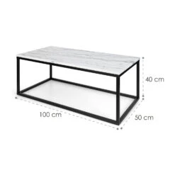 Volos T100 Couchtisch 100x40x50cm (BxHxT) Marmor Indoor & Outdoor -Wrights Gartenladen 10034967 yy 0008 logo White marble coffee table 100x50x40cm