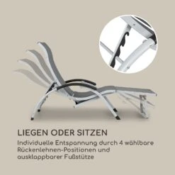 Sunnyvale Liegestuhl Mit Fußteil Aluminium 4-Stufen -Wrights Gartenladen 10035337 de 0004 logo