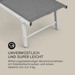 Sunnyvale Liegestuhl Mit Fußteil Aluminium 4-Stufen -Wrights Gartenladen 10035337 de 0007 logo
