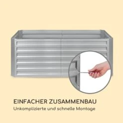 High Grow Straight Hochbeet 200x60x100cm 1200l Stahl -Wrights Gartenladen 10035351 de 0007 logo