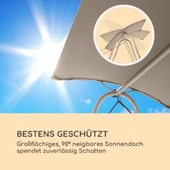 Garden Grove Gartenliege Swing Bed Stahlrahmen Sonnendach Polyester -Wrights Gartenladen 10035432 de 0005 logo