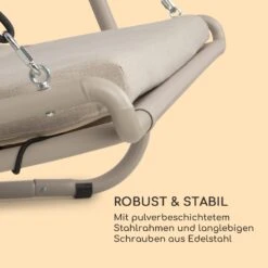 Garden Grove Gartenliege Swing Bed Stahlrahmen Sonnendach Polyester -Wrights Gartenladen 10035432 de 0008 logo