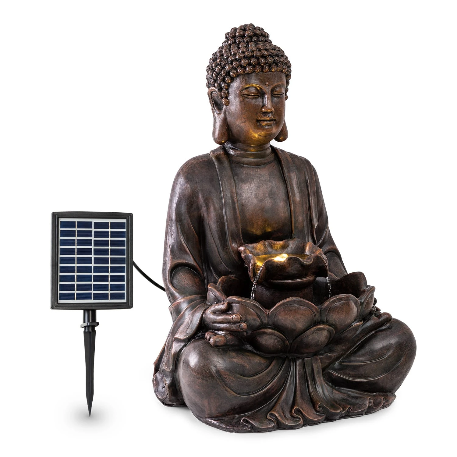 Dharma Solarbrunnen LED 48 X 72 X 41 Cm (BxHxT) Polyresin 1 Dharma Solarbrunnen LED 48 X 72 X 41 Cm (BxHxT) Polyresin