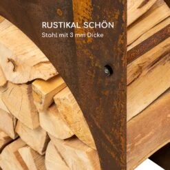 Trio Circulo Holzspeicher 55 X 160 X 30 Cm 3 Mm Stahl Regal Rostoptik -Wrights Gartenladen 10035767 de 0004 logo