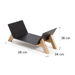 Langdon Wood Black Holzlager 68x38x34 Cm Eisen & Holz -Wrights Gartenladen 10035768 yy 0005 logo