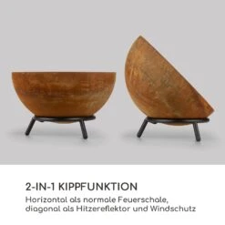 Fireball Rust Feuerschale 60 Cm Ø Kippbare Rost-Finish Rost -Wrights Gartenladen 10035770 de 0003 logo