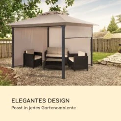 Grandezza Cortina Gartenpavillon 3x3m 4 Seitenteile -Wrights Gartenladen 10035866 de 0006 logo