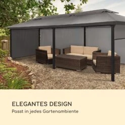 Grandezza Cortina Gartenpavillon 3x6m 4 Seitenteile -Wrights Gartenladen 10035867 de 0006 logo