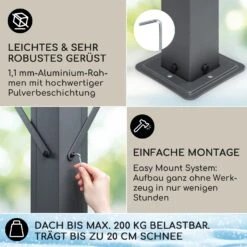 Pantheon Solid Sky Expand Pavillon Seitenwände 3x3-5,6 M Aluminium 9 Pantheon Solid Sky Expand Pavillon Seitenwände 3x3-5,6 M Aluminium -Wrights Gartenladen 10035870 de 0003 usp