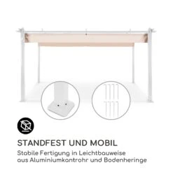 Pantheon Pergola Aluminiumkantrohr 3x4m 4 Eckpfosten Wasserabweisend 8 Pantheon Pergola Aluminiumkantrohr 3x4m 4 Eckpfosten Wasserabweisend -Wrights Gartenladen 10035878 de 0003 logo