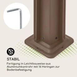 Pantheon Cortina Rust Pavillon Mit Dach 3x6 M 4 Seitenteile -Wrights Gartenladen 10035897 de 0006 logo
