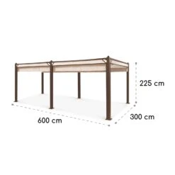 Pantheon Cortina Rust Pavillon Mit Dach 3x6 M 4 Seitenteile -Wrights Gartenladen 10035897 yy 0009 logo