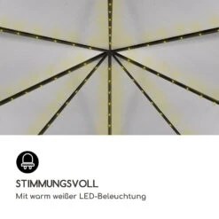 Pantheon Solid Sky Ambient Solar Pavillon 3x3m Polycarbonat Aluminium -Wrights Gartenladen 10035900 de 0003 logo