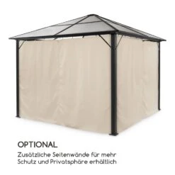 Pantheon Solid Sky Ambient Solar Pavillon 3x3m Polycarbonat Aluminium -Wrights Gartenladen 10035900 de 0004 logo