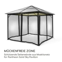 Pantheon Solid Sky Ambient Solar Seitenwände 3x3 M Moskito -Wrights Gartenladen 10035905 de 0003 logo