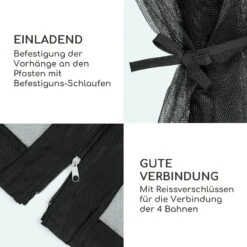 Pantheon Solid Sky Ambient Solar Seitenwände 3x3 M Moskito -Wrights Gartenladen 10035905 de 0006 logo