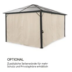 Pantheon Solid Sky Ambient Solar Pavillon 3x4m Polycarbonat Aluminium -Wrights Gartenladen 10035907 de 0004 logo
