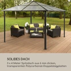 Pantheon Solid Sky Ambient Solar Pavillon 3x4m Polycarbonat Aluminium -Wrights Gartenladen 10035907 de 0007 logo