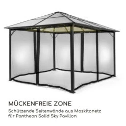 Pantheon Solid Sky Ambient Solar Seitenwände 3x4m Moskito -Wrights Gartenladen 10035912 de 0003 logo