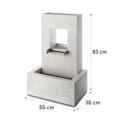 Bloomingstone Brunnen Gartenbrunnen Zierbrunnen 20W Pumpe Zink LED -Wrights Gartenladen 10035916 yy 0008 logo