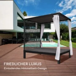 Eremitage Double Lux Sonnenliege 4 Liegepositionen 2 Personen 6 Cm Polster -Wrights Gartenladen 10035922 de 0004 logo