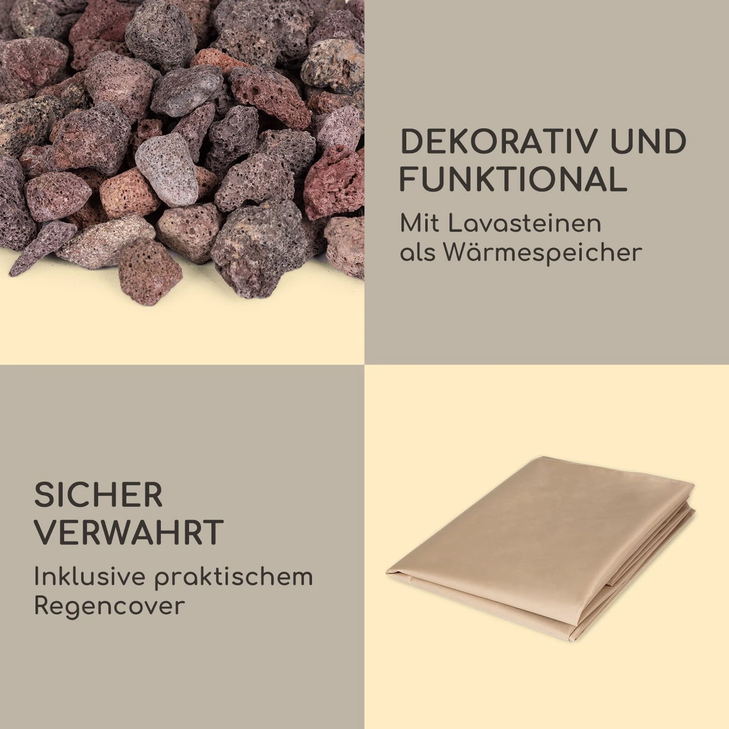 Crete Gas-Feuerstelle 13 KW Flüssiggas Edelstahl 7 Crete Gas-Feuerstelle 13 KW Flüssiggas Edelstahl – Bild 7