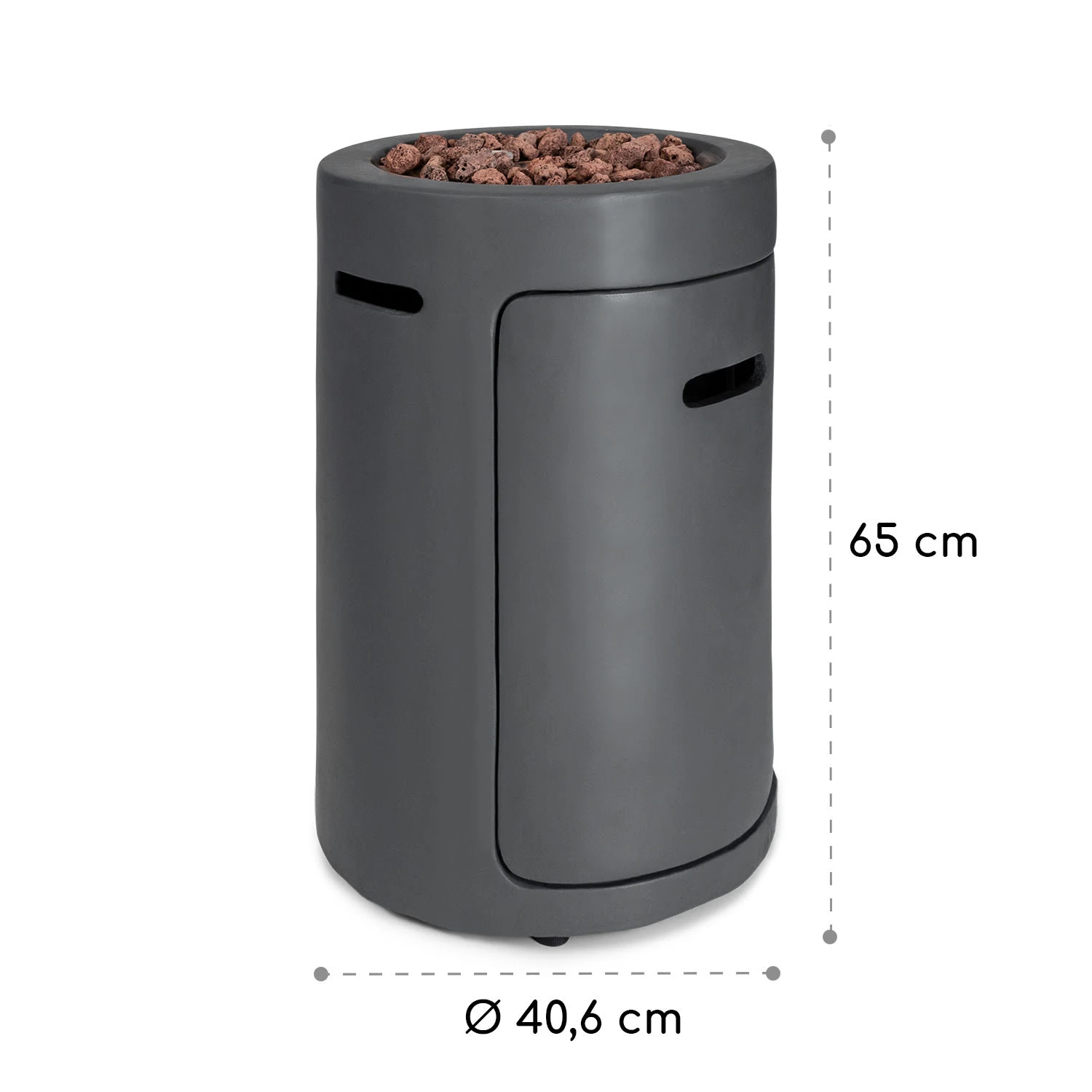 Crete Gas-Feuerstelle 13 KW Flüssiggas Edelstahl 8 Crete Gas-Feuerstelle 13 KW Flüssiggas Edelstahl – Bild 8