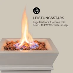 Prati Gas-Feuerstelle 13 KW Elektrisches Zündsystem Lavasteine Inkl. Regenschutz -Wrights Gartenladen 10035935 de 0003 logo