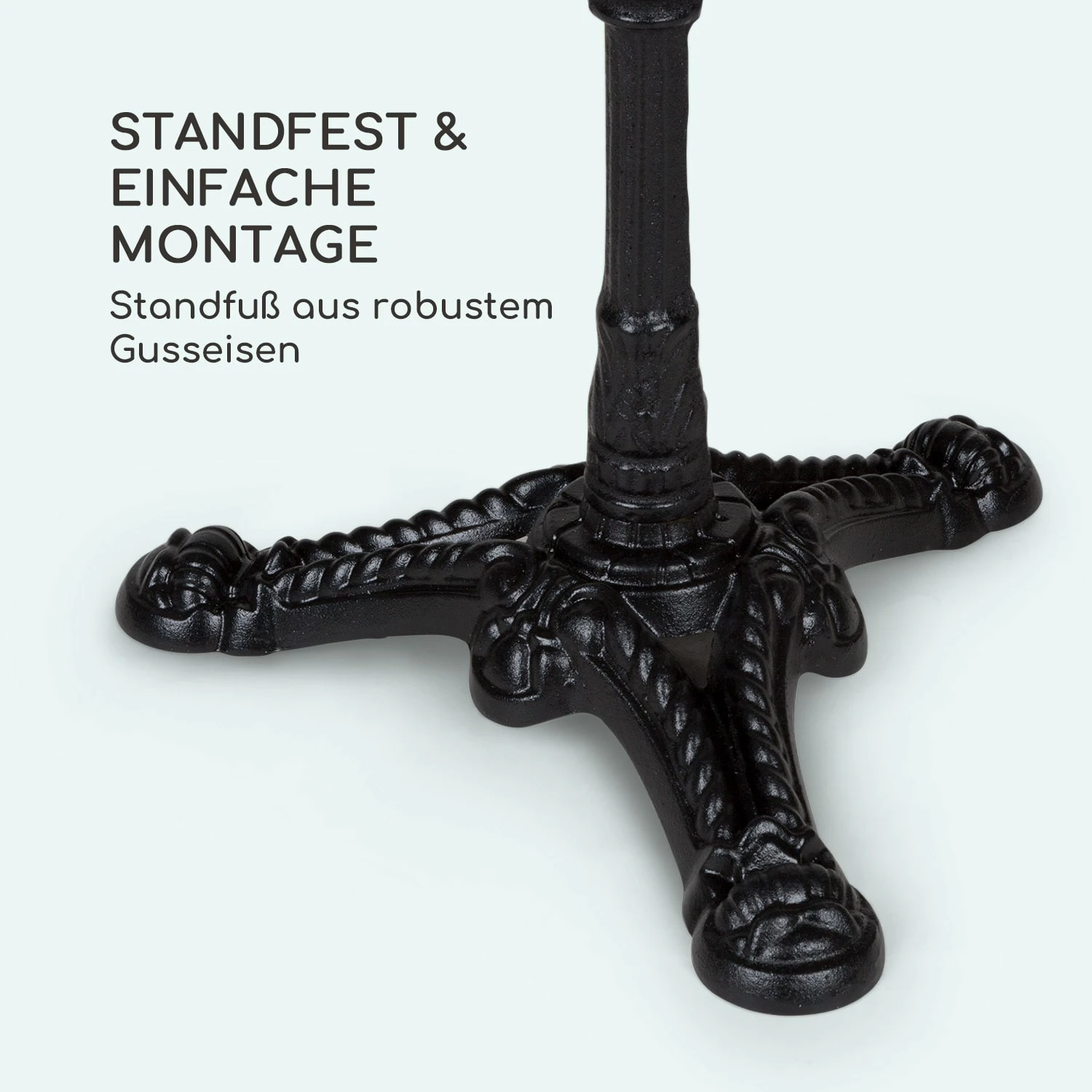 Patras Onyx Bistro-Tisch Mit Jugendstil Marmor 60 X 60 Cm Höhe: 72 Cm Dreibein 5 Patras Onyx Bistro-Tisch Mit Jugendstil Marmor 60 X 60 Cm Höhe: 72 Cm Dreibein – Bild 5