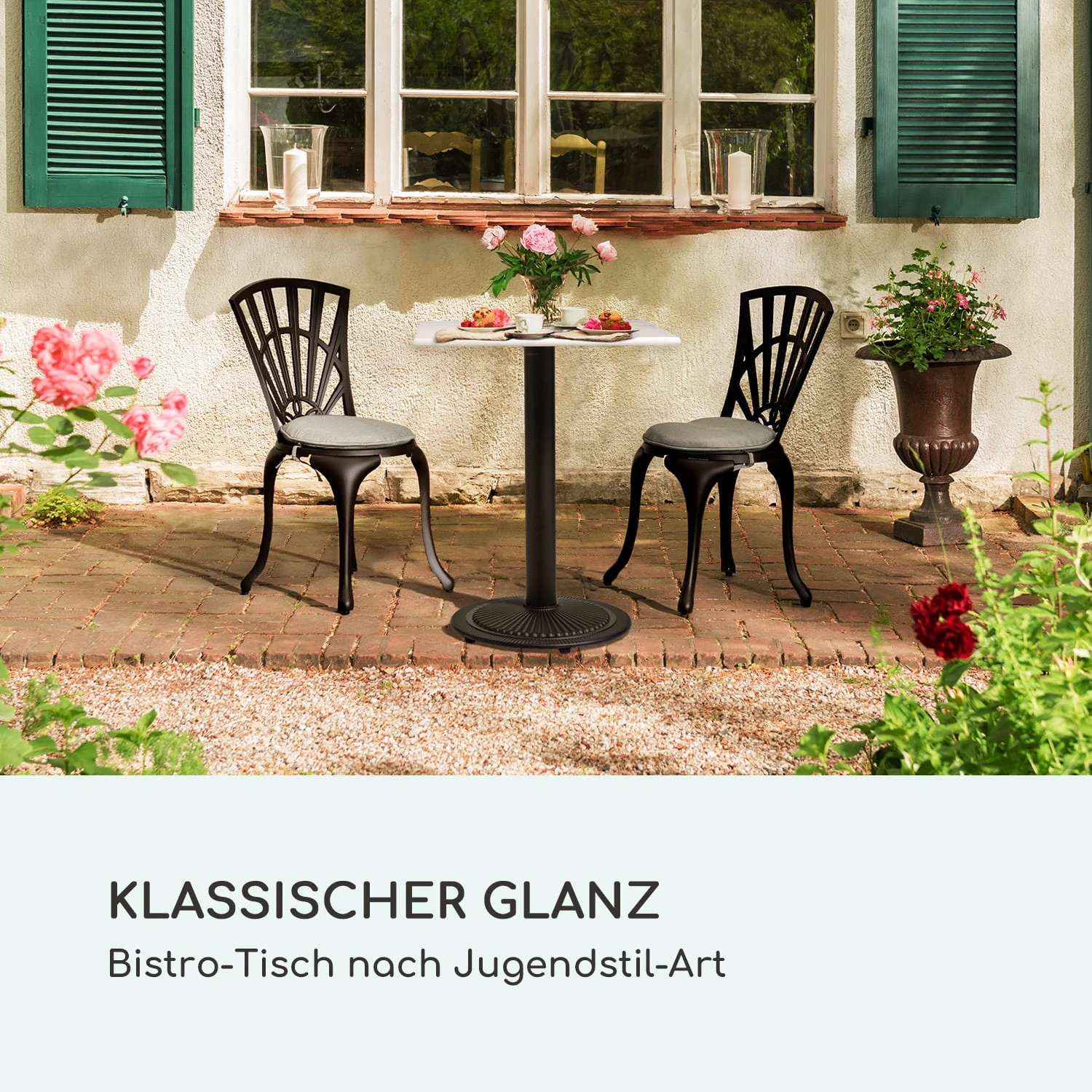 Patras Onyx Bistro-Tisch Mit Jugendstil Marmor 60 X 60 Cm Höhe: 72 Cm Rund 2 Patras Onyx Bistro-Tisch Mit Jugendstil Marmor 60 X 60 Cm Höhe: 72 Cm Rund – Bild 2