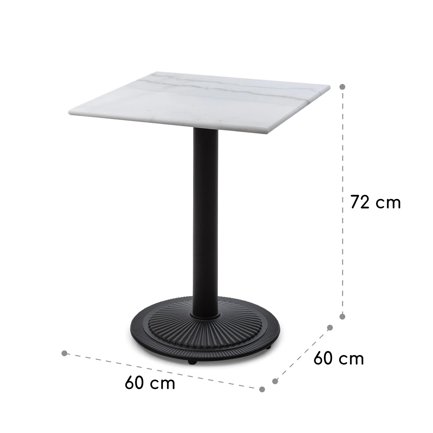 Patras Onyx Bistro-Tisch Mit Jugendstil Marmor 60 X 60 Cm Höhe: 72 Cm Rund 8 Patras Onyx Bistro-Tisch Mit Jugendstil Marmor 60 X 60 Cm Höhe: 72 Cm Rund – Bild 8