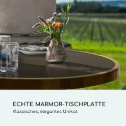 Patras Lux Bistro-Tisch Mit Dreifuß Marmortisch Ø: 57,5 Cm Höhe: 72 Cm -Wrights Gartenladen 10035984 de 0003 logo