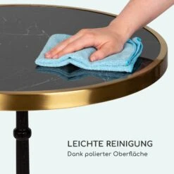 Patras Lux Bistro-Tisch Mit Dreifuß Marmortisch Ø: 57,5 Cm Höhe: 72 Cm -Wrights Gartenladen 10035984 de 0004 logo