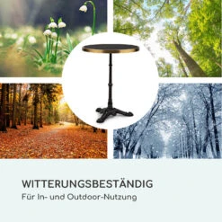Patras Lux Bistro-Tisch Mit Dreifuß Marmortisch Ø: 57,5 Cm Höhe: 72 Cm -Wrights Gartenladen 10035984 de 0007 logo