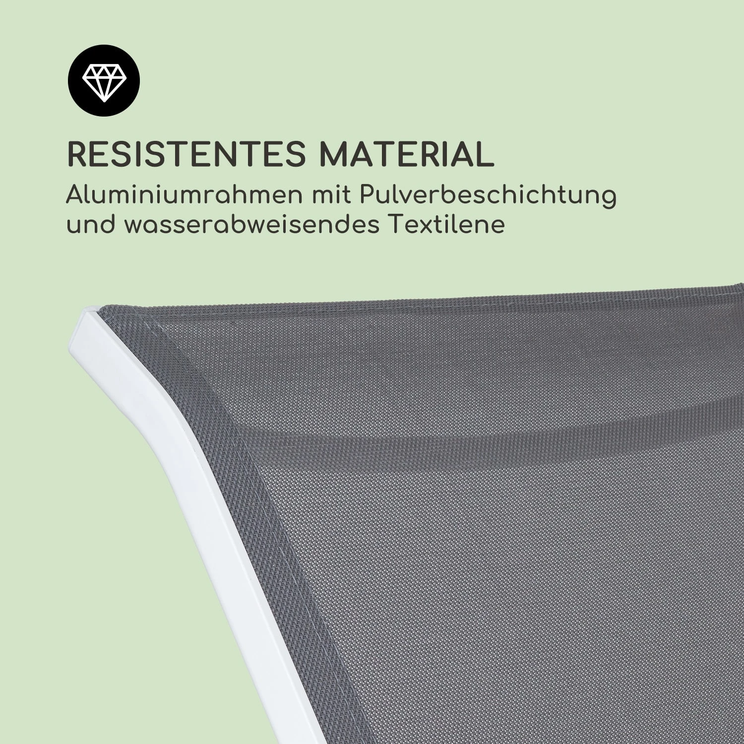 Pompei Sonnenliege Lounger 2 Pers. Aluminium Abstellfläche 7 Pompei Sonnenliege Lounger 2 Pers. Aluminium Abstellfläche – Bild 7