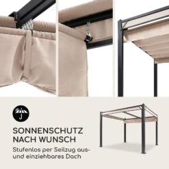 Pantheon Cortina Pergola Ersatzseitenwand Set: 4 Wände 200 G/m² Polyester-Tuch 3x3m 8 Pantheon Cortina Pergola Ersatzseitenwand Set: 4 Wände 200 G/m² Polyester-Tuch 3x3m -Wrights Gartenladen 10036116 de 0003 logo