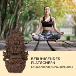 Löwenstein Wandbrunnen 2W Solar-Pumpe Polyresin 4 Weiße LED 5m Kabel -Wrights Gartenladen 10036333 de 0006 logo