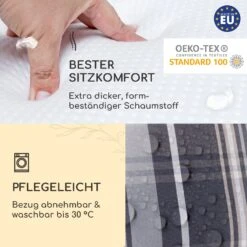 Sylt Polsterauflage Sesselauflage Kopfkissen Polyester 50x120x9cm -Wrights Gartenladen 10037336 de 0004 logo