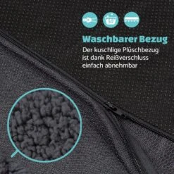 Balu Hundebett Hundekissen | Waschbar | Orthopädisch | Rutschfest | Atmungsaktiver Memory-Schaum | Größe XXL (120 X 10 X 100 Cm) -Wrights Gartenladen 10037558 de 0005 logo