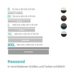 Balu Hundebett Hundekissen | Waschbar | Orthopädisch | Rutschfest | Atmungsaktiver Memory-Schaum | Größe XXL (120 X 10 X 100 Cm) -Wrights Gartenladen 10037558 de 0007 logo