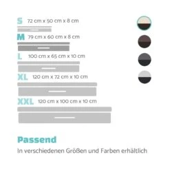 Balu Hundebett Hundekissen | Waschbar | Orthopädisch | Rutschfest | Atmungsaktiver Memory-Schaum | Größe M (79 X 8 X 60 Cm) -Wrights Gartenladen 10037560 de 0007 logo