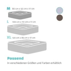 Bruno Hundebett Hundekorb | Waschbar | Orthopädisch | Rutschfest | Atmungsaktiv | Memory-Schaum | Größe M (80 X 17 X 55 Cm) 13 Bruno Hundebett Hundekorb | Waschbar | Orthopädisch | Rutschfest | Atmungsaktiv | Memory-Schaum | Größe M (80 X 17 X 55 Cm) -Wrights Gartenladen 10037582 de 0007 logo