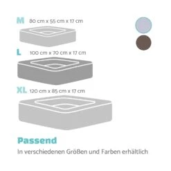 Bruno Hundebett Hundekorb | Waschbar | Orthopädisch | Rutschfest | Atmungsaktiv | Memory-Schaum | Größe L (100 X 17 X 70 Cm) 13 Bruno Hundebett Hundekorb | Waschbar | Orthopädisch | Rutschfest | Atmungsaktiv | Memory-Schaum | Größe L (100 X 17 X 70 Cm) -Wrights Gartenladen 10037583 de 0007 logo