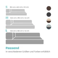 Odin Hundesofa Hundematte | Waschbar | Orthopädisch | Rutschfest | Atmungsaktiv | Memory-Schaum | Größe L (120 × 12 × 80 Cm) 13 Odin Hundesofa Hundematte | Waschbar | Orthopädisch | Rutschfest | Atmungsaktiv | Memory-Schaum | Größe L (120 × 12 × 80 Cm) -Wrights Gartenladen 10037603 de 0007 logo